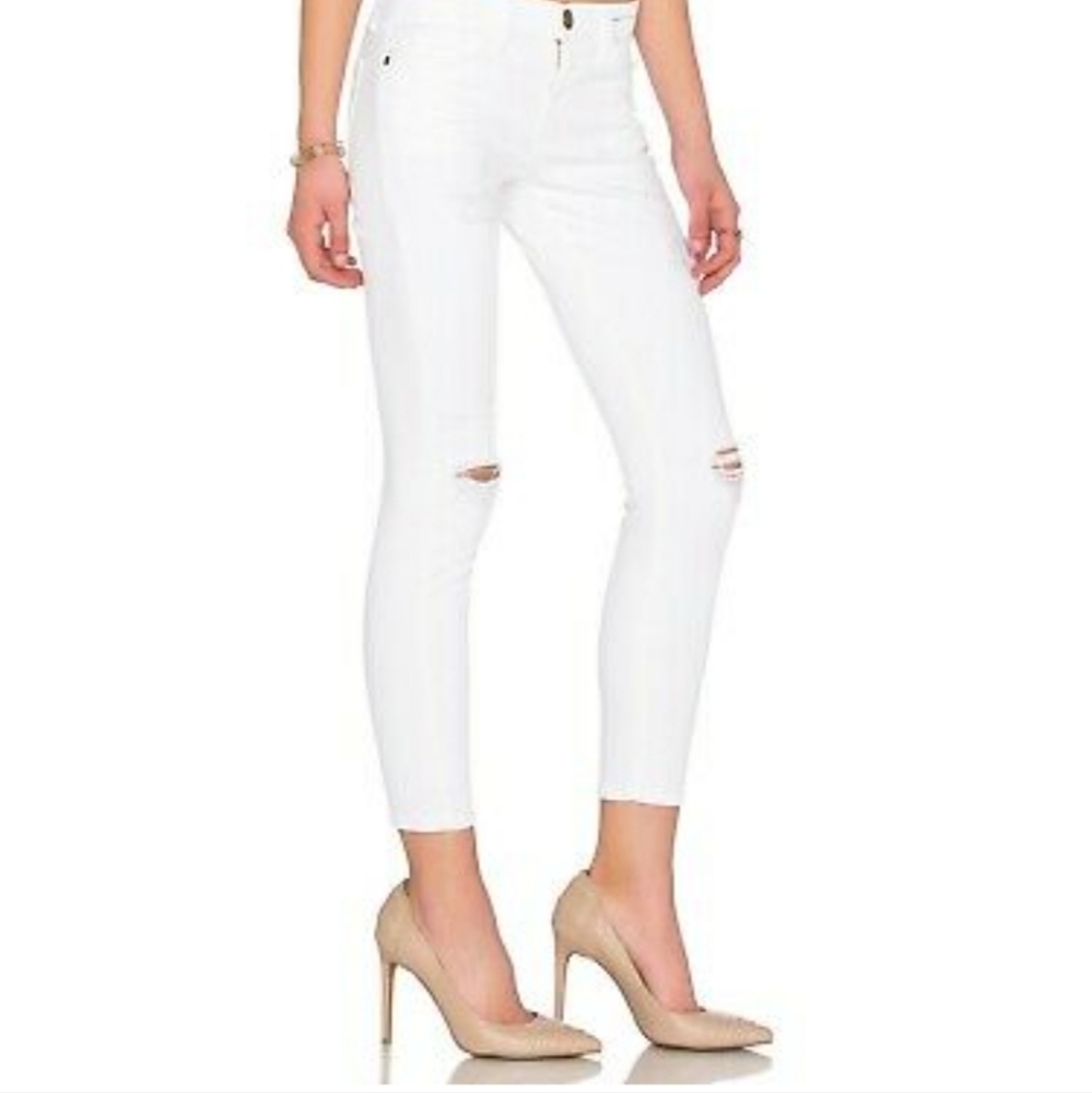 New Jeans Current/Elliott "The Stiletto, Sugar Destroy", White. NWT Size 27